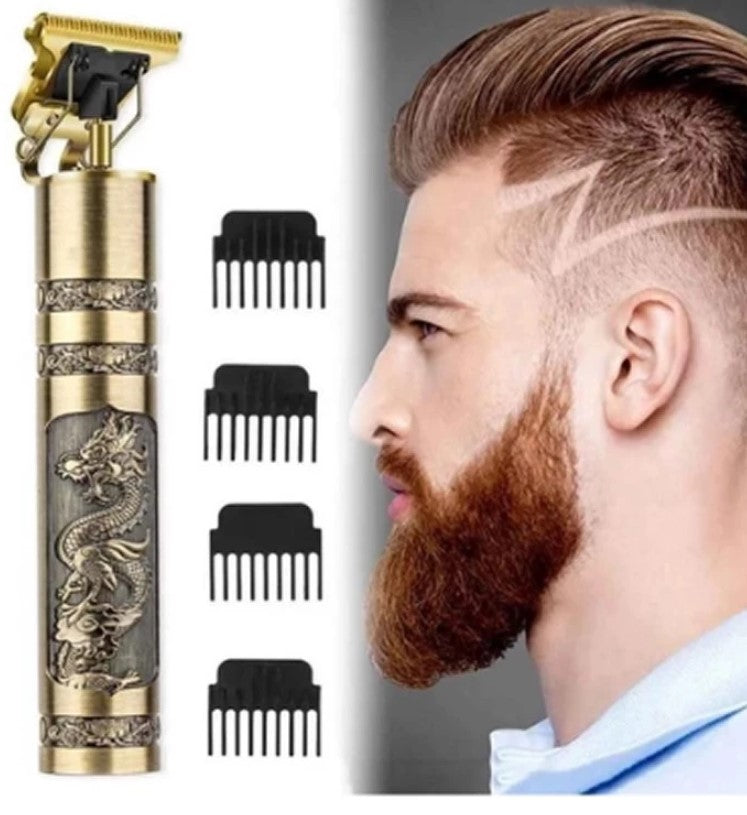 Máquina De Cortar Cabelo Para Barba Masculina Designer Aleatório Elétrico Profissional